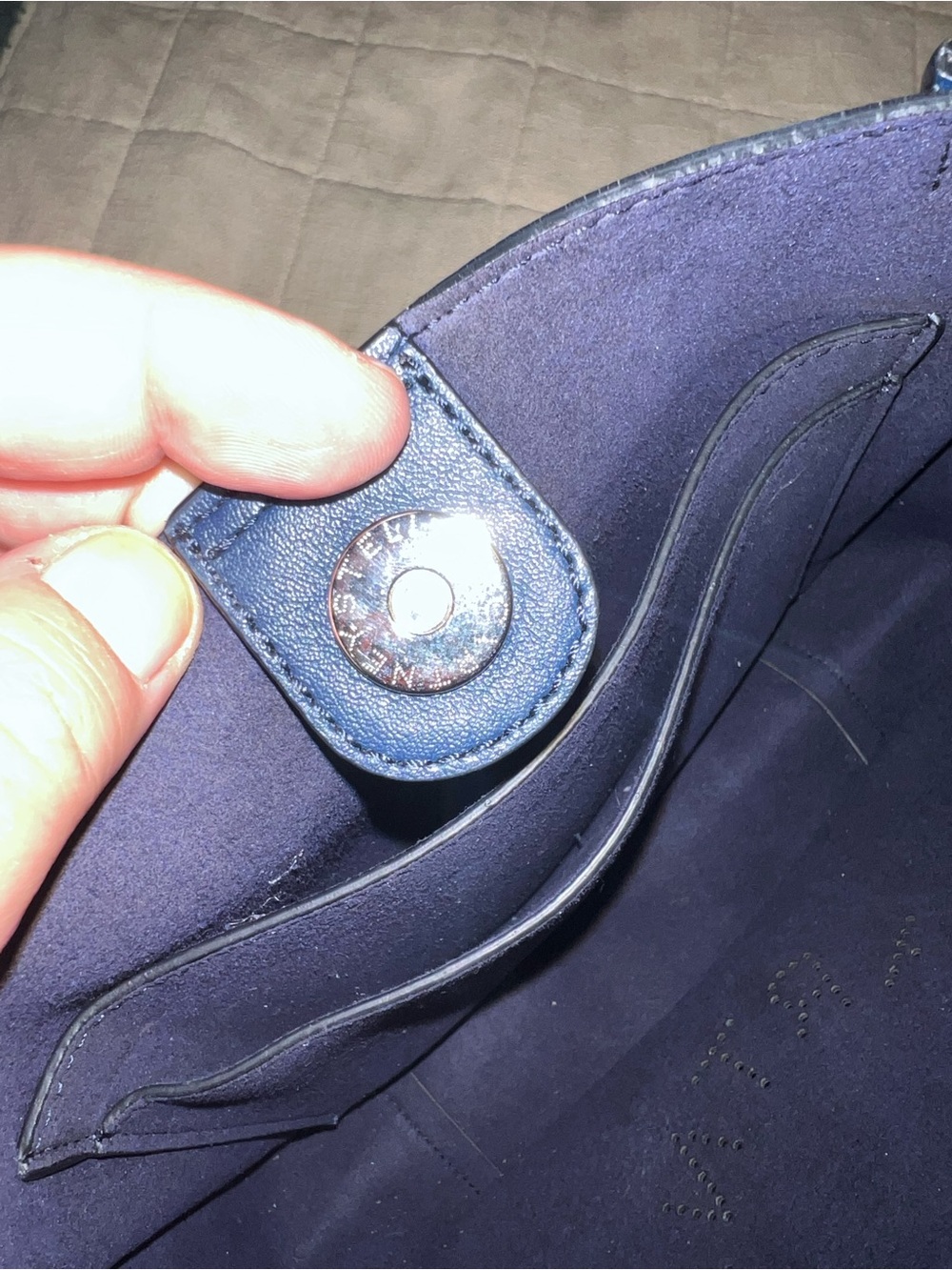 Stella McCartney $995 navy crossbody bag - Picture 11 of 15